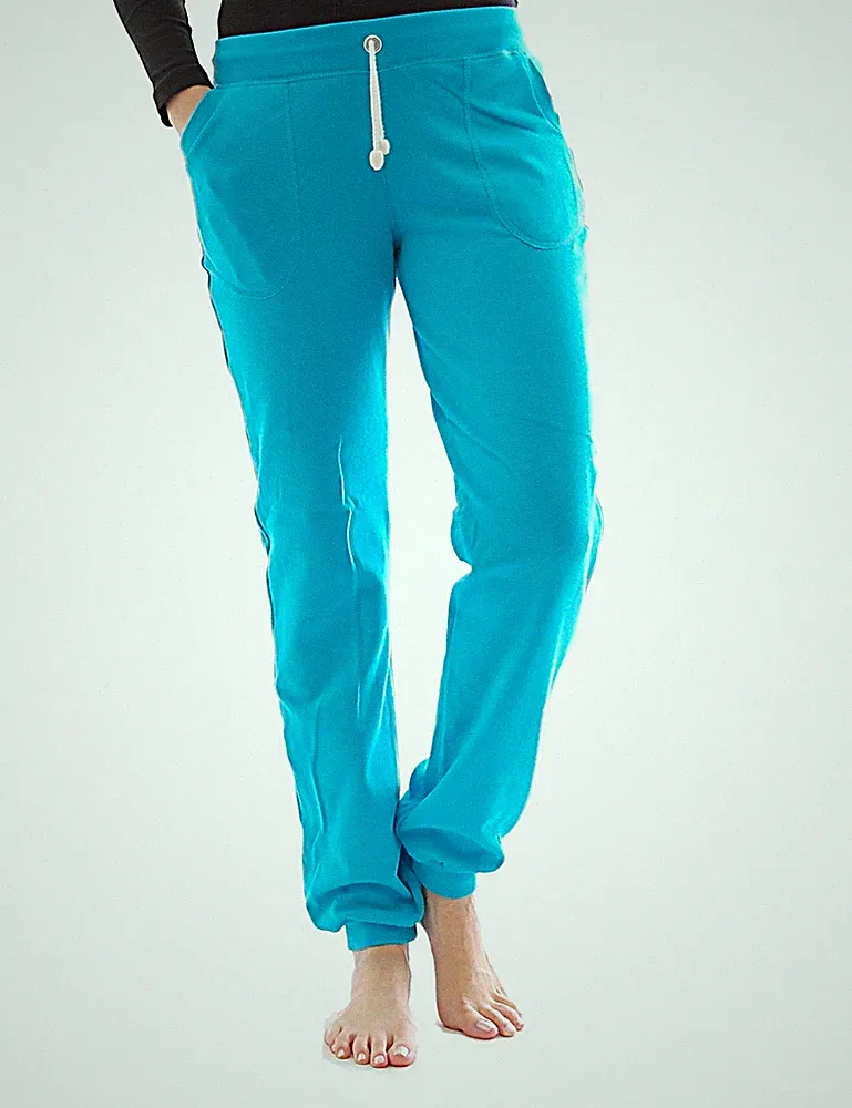 Jogging Hose innen Fleece Taschen Sport Leggings Baumwolle Yoga Relax Thermo