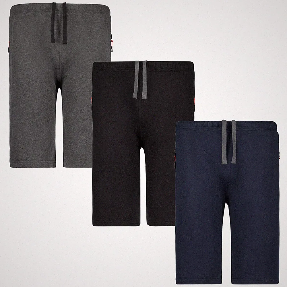 Jogging Shorts Herren Jogginghose kurz Männer Freizeit Shorts Übergröße 2XL-14XL