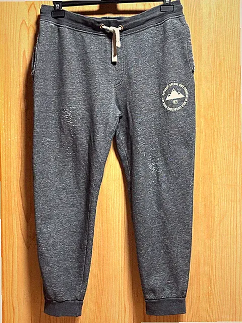 Jogging-/Sweathose grau Größe L getragen innen aufgerauht , sehr warm