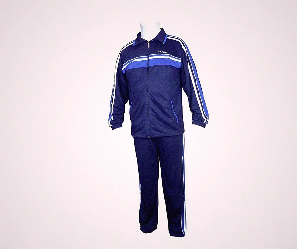 Jogginganzug Freizeit Sport Workout Jacke und Hose Baumwollmischung 7A9