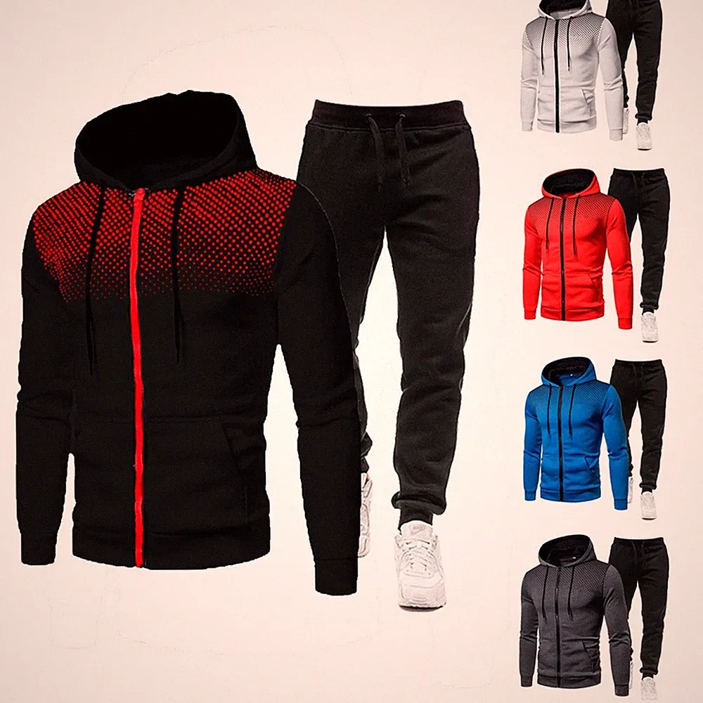 Jogginganzug Herren Trainingsanzug, Hoodie & Sporthose Fußball Tracksuit NEU