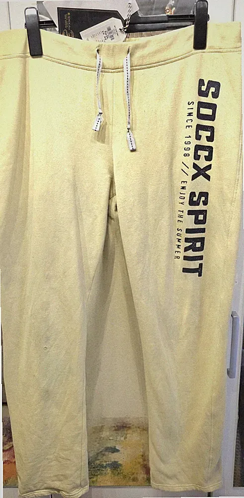 Jogginghose☆2XL☆CAMP DAVID☆SOCCX Spirit☆Sonnengelb☆getragen☆SPI-1605-1683☆TIPTOP
