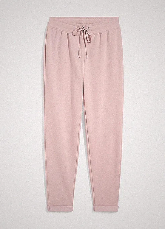 Jogginghose aus weichem Sweat Gr. 52/54 Mattrosa Damen Jogging-Hose Pants Neu*