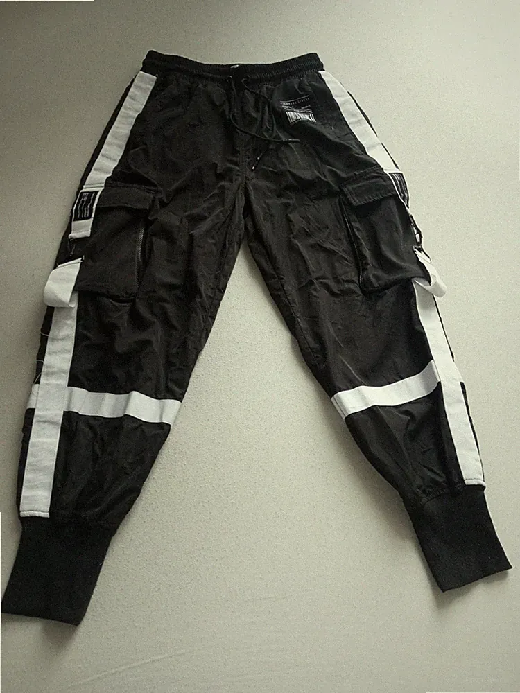 Jogginghose Cargo Style – Streetwear – Elastischer Bund – Unisex Gr M/38