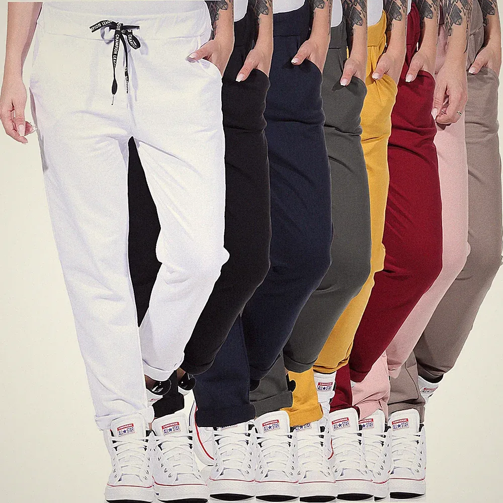 Jogginghose Damen Hose Fitness Sporthose Stretch Leggings Pants Sommer Jeggins