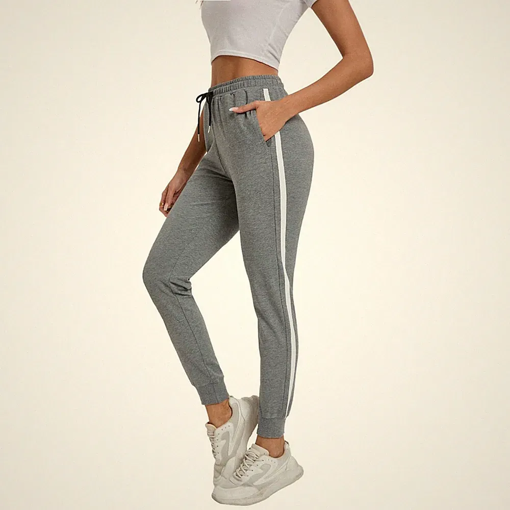 Jogginghose Damen Sporthose Frauen Baumwolle Sweatpants Slim Fit Freizeithose...