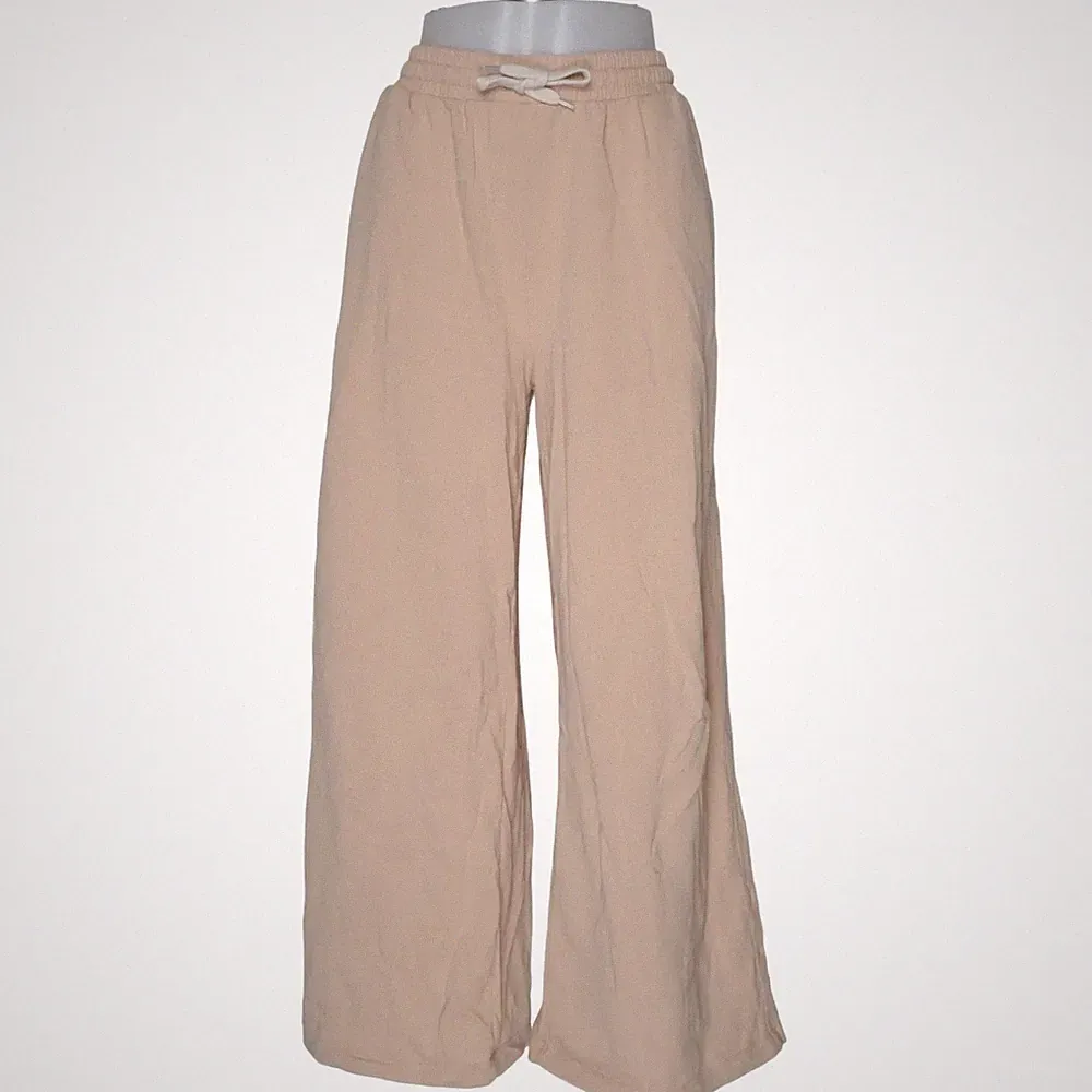 Jogginghose, Größe: 2XL, Beige, Polyester, Einfarbig, Damen #vXG