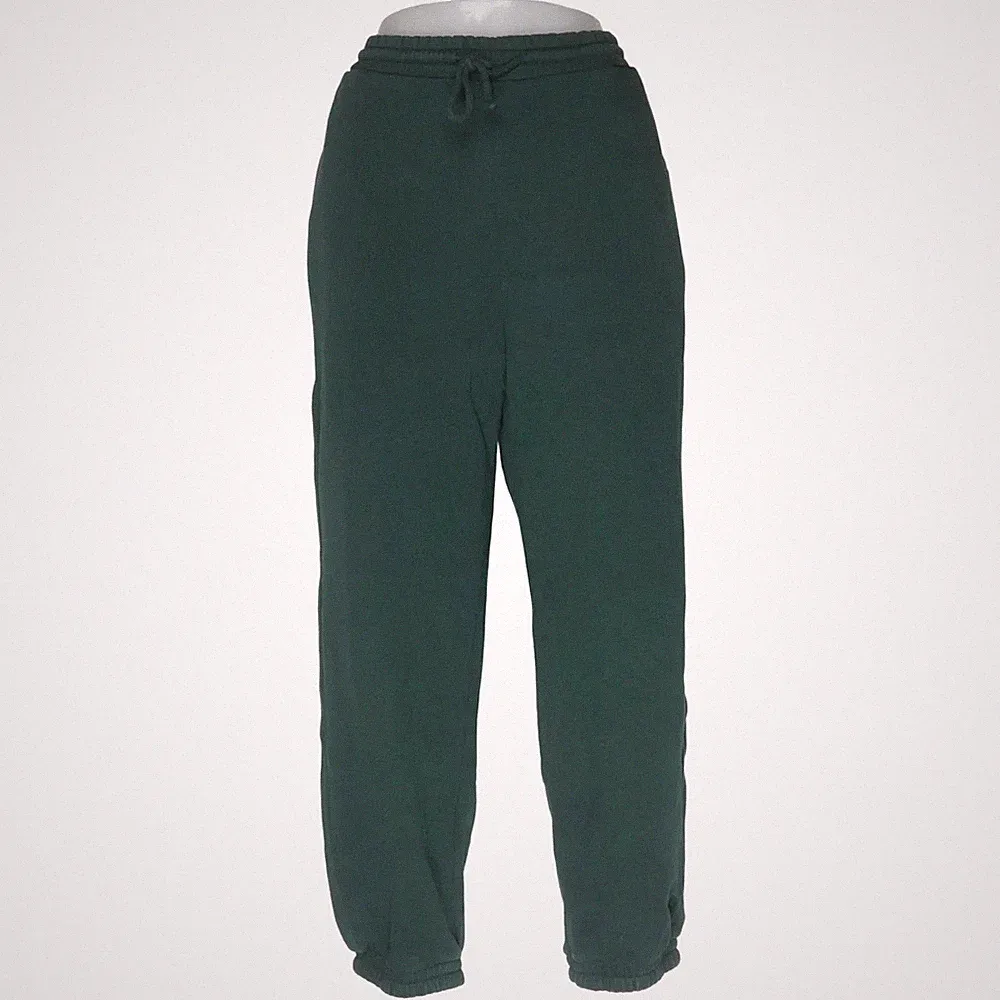 Jogginghose, Größe: XL, Grün, Baumwolle/Polyester, Einfarbig, Sweat, Damen #CJh