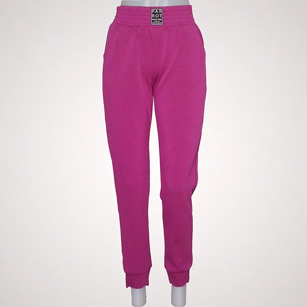 Jogginghose, Größe: XL/XXL, Lila, Baumwolle/Polyester, Einfarbig, Damen #loX