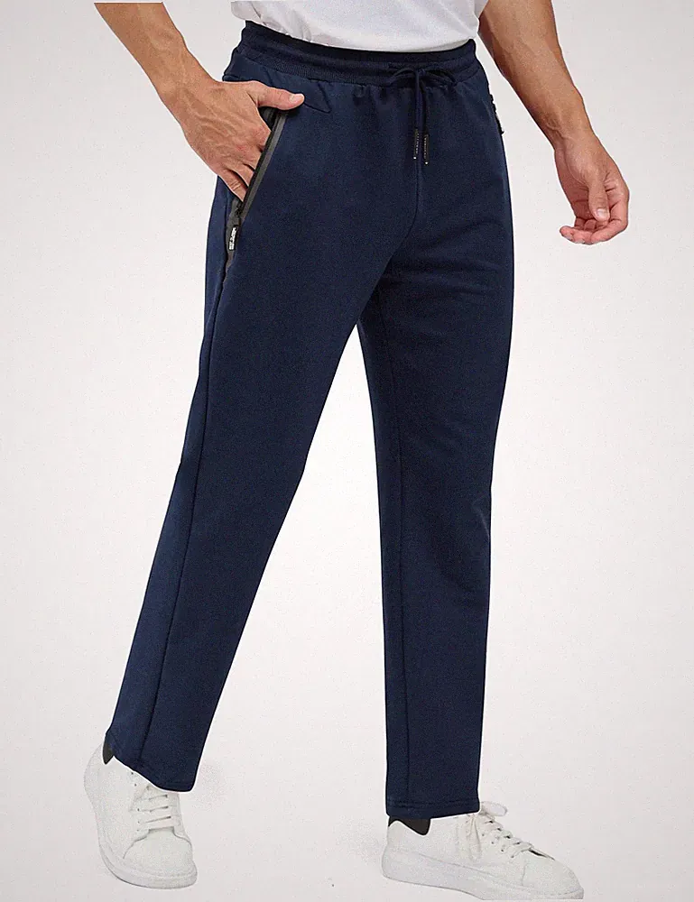Jogginghose Herren Baumwolle Sporthose Lang Sport Hose Trainingshose Laufhose...