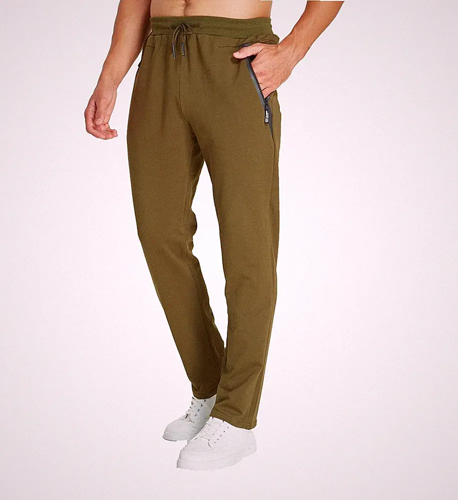 Jogginghose Herren Baumwolle Trainingshose Männer Sporthose Herren Lang Fitne...