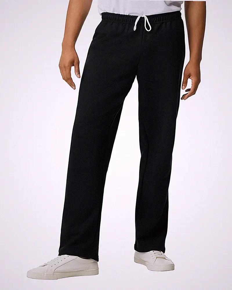 Jogginghose Herren by Gildan | Heavy Blend Freizeithose S5XL mit offenem Bein...