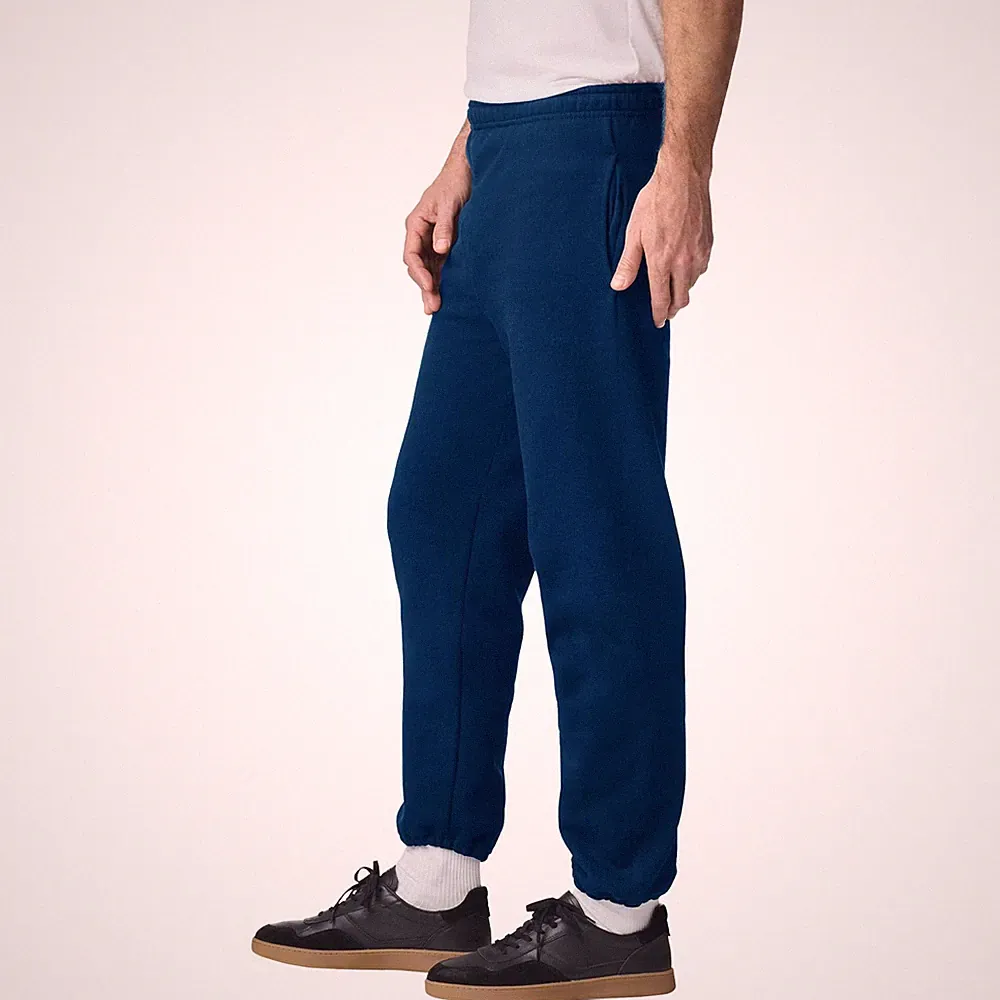 Jogginghose Herren Gildan Navy 31-35 elastischer Bund mit Taschen