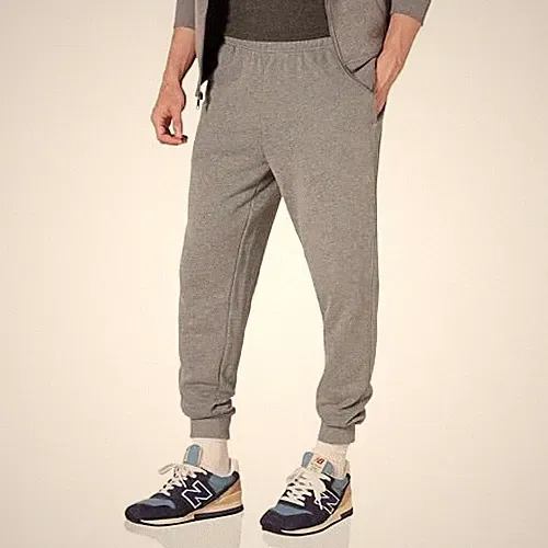 Jogginghose Herren L Hellgrau Meliert Fleece Bequeme Passform Amazon Essentials