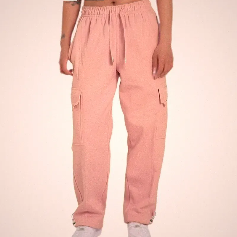Jogginghose Herren Lange Hose mit Kordelzug und Taschen Arbeitshose Freizeithose