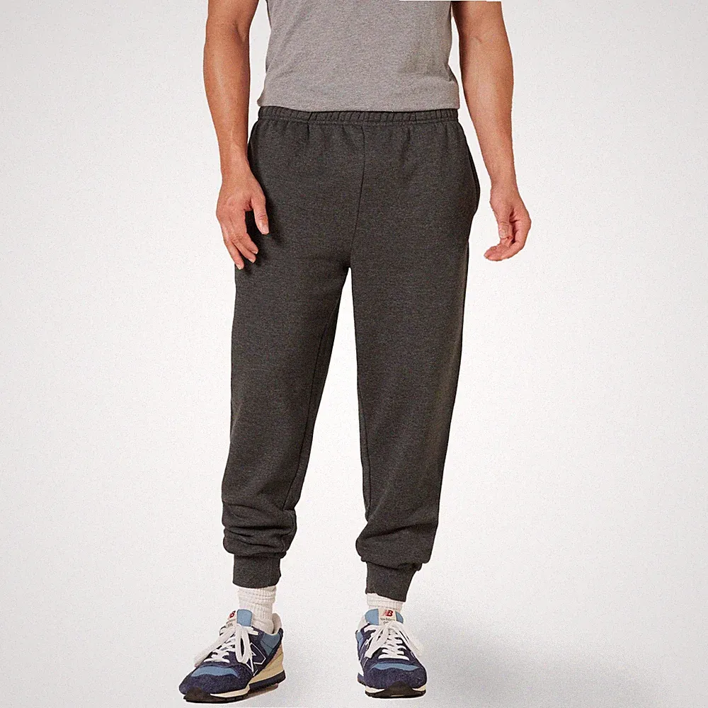 Jogginghose Herren M Dunkelgrau Fleece Bequeme Passform Amazon Essentials
