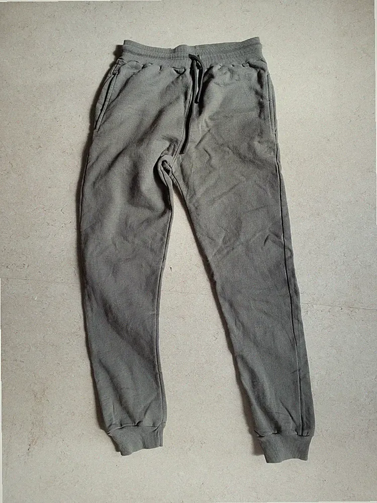 Jogginghose Herren M Grün Khaki Unisex Damen 42 Freizeit Baumwolle Neu