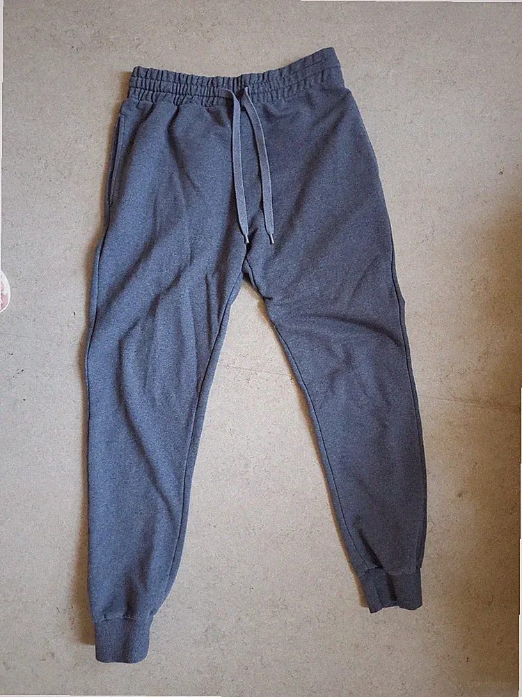 Jogginghose Herren M Mittelgrau Unisex 42 Freizeit 65% Baumwolle