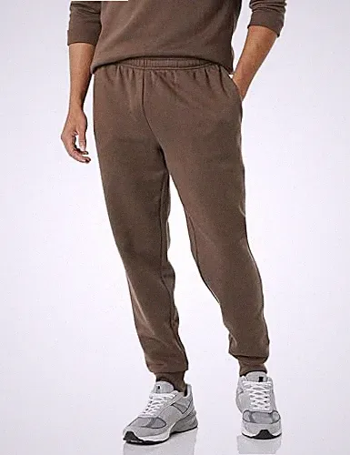 Jogginghose Herren S Fleece Mittelbraun Bequeme Passform Amazon Essentials