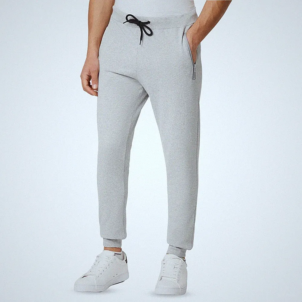 Jogginghose Herren Slim Fit FM London, grau, Größe M, Sporthose