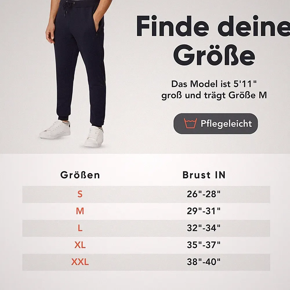 Jogginghose Herren Slim Fit XXL Marineblau FM London Sporthose Jogger