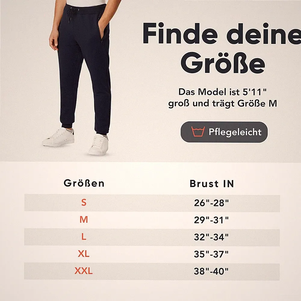 Jogginghose Herren Slim Fit XXL Marineblau FM London Sporthose Jogger
