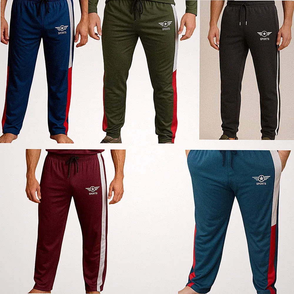 Jogginghose Herren Sporthose Freizeithose mit Reißverschlusstaschen