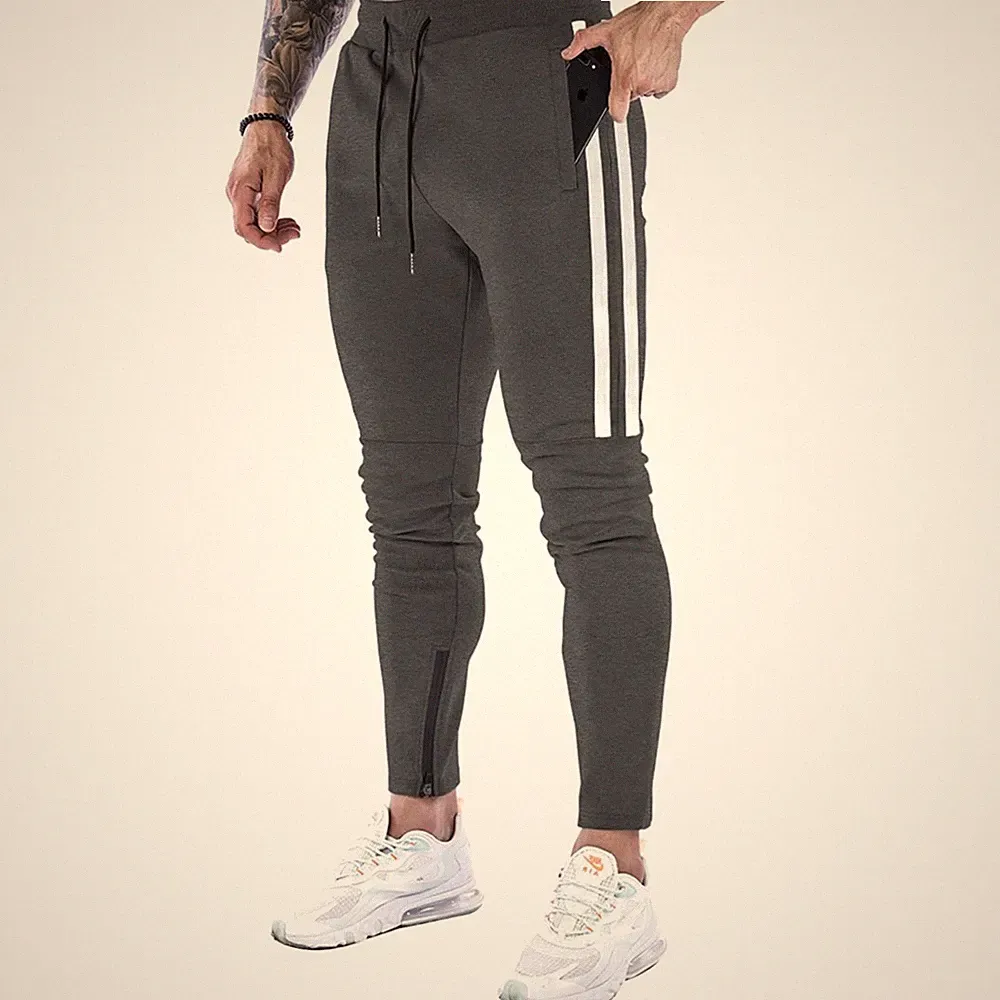 Jogginghose Herren Sporthose Trainingshose Slim Fit Baumwolle Polyester Sport...