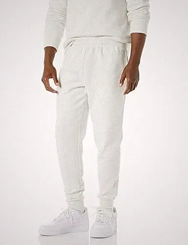 Jogginghose Herren XS Hellgrau Fleece Bequeme Passform Amazon Essentials