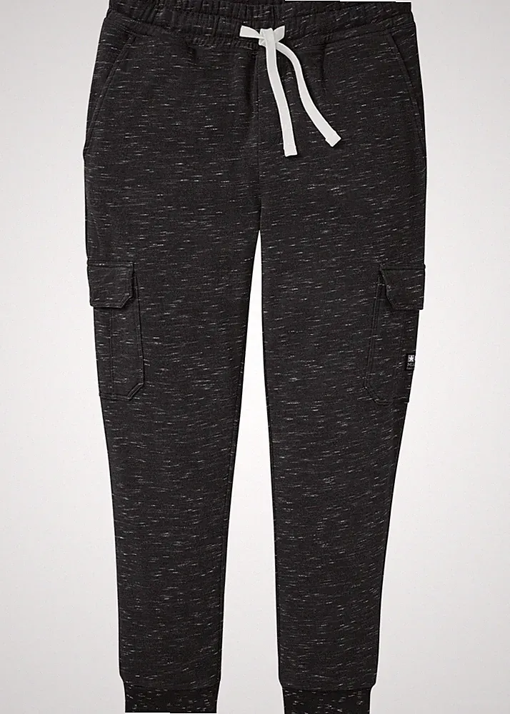 Jogginghose mit Cargotaschen Gr. 48/50 (M) Schwarz Herren Bequeme Hose Neu*