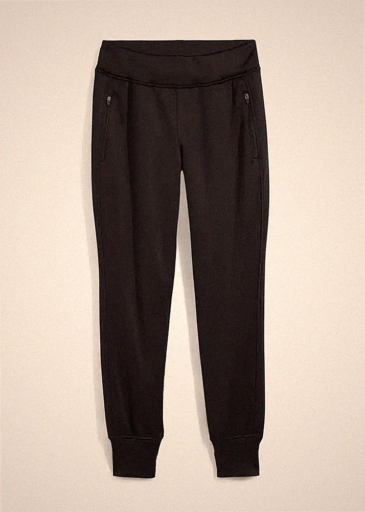 Jogginghose mit Kuschel-Futter Gr. 36/38 Schwarz Damen Thermo-Hose Neu*