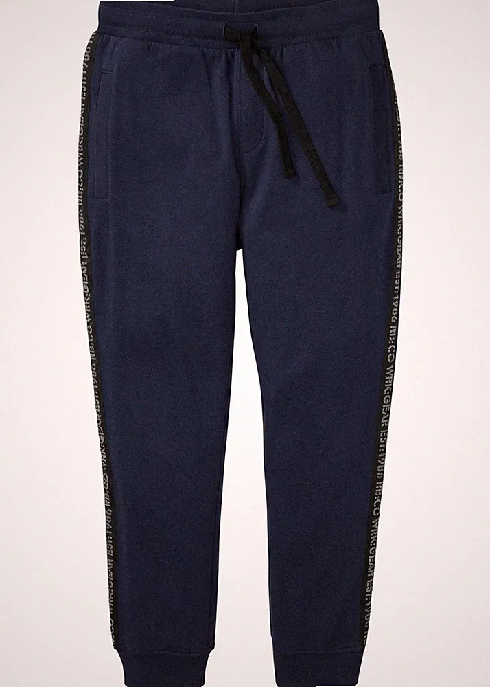 Jogginghose mit Reflektordetails Gr. 44/46 (S) Dunkelblau Herren Hose Pants Neu