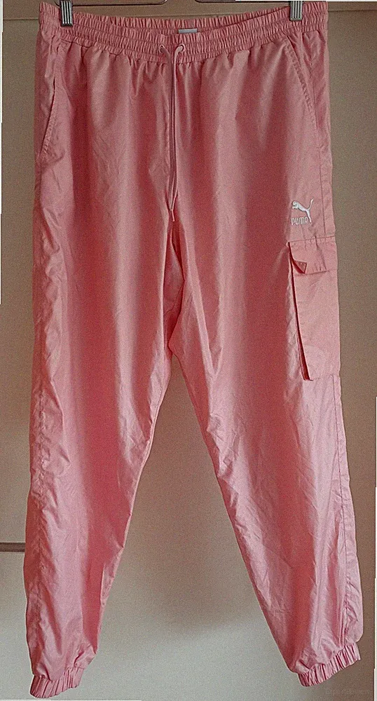 Jogginghose, Puma, Gr. XL, Rosa, dezenter Glanz, Damen, Top Zustand
