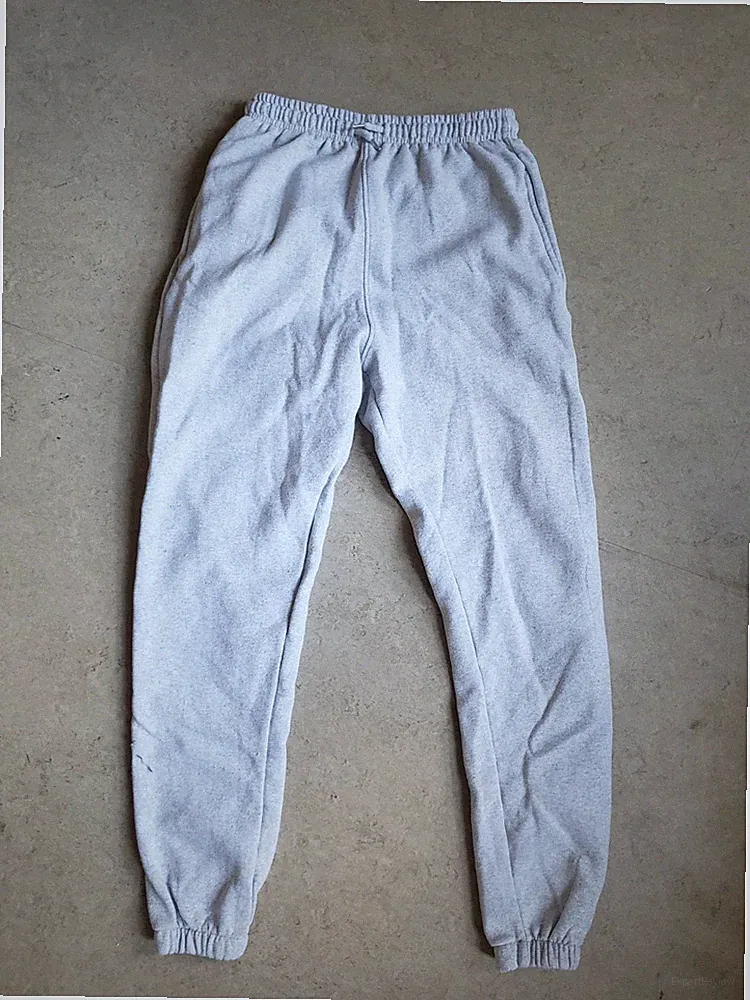 Jogginghose sehr helles Grau Damen M 40 L 42 Baumwolle Freizeit Unisex Herren