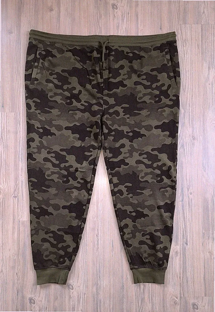 Jogginghose Sporthose Sweathose Freizeithose grün camouflage Größe: 6XL NEU