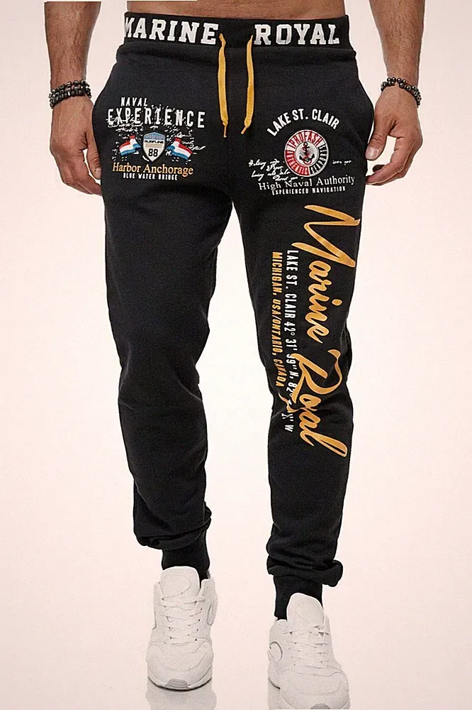 Jogginghose Sporthose Trainingshose Sweatpants Fitness Hose Jogger Marine 501