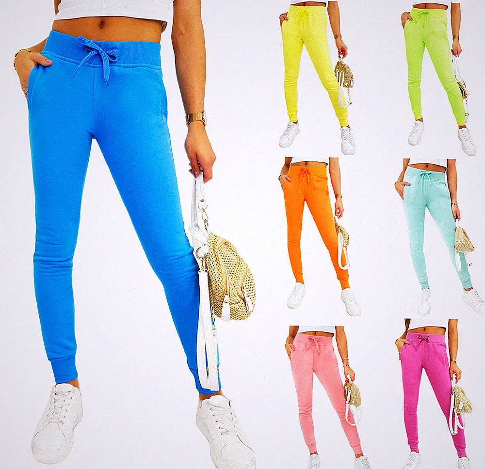 Jogginghose Traininghose Jogger Hose Sporthose Freizeit Sweatpants Damen Dstreet
