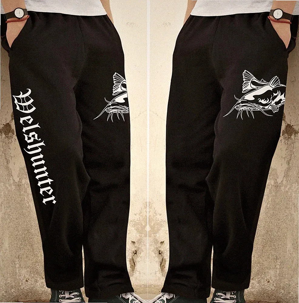 Jogginghose Welsangeln Anglerhose Angelhose Wels Angler Angeln Sporthose Köder