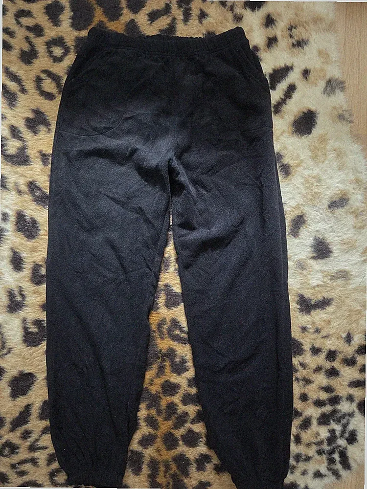 Jogginghose XL Schwarz Fleece Warm Damen Herren Sporthose