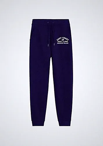 Jogginghosen Unisex Erwachsene ACJOGW2, Kurz, Blau, Sportbekleidung, Leggings