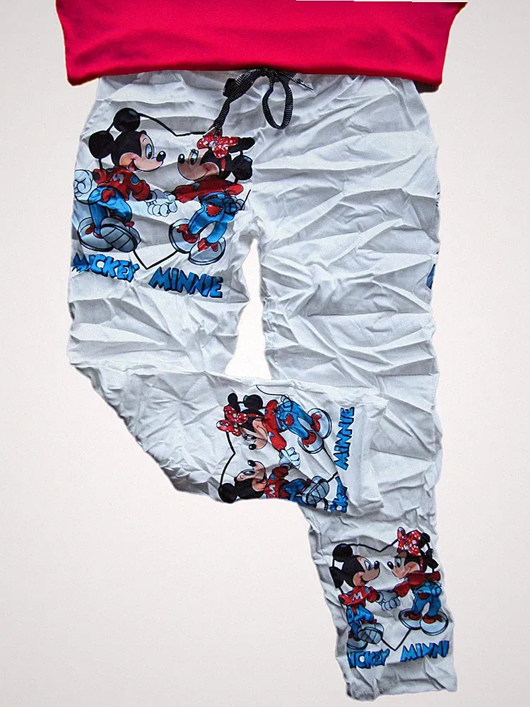 Joggpant Jogpants Jogginghose Hose 2 COMICs HERZ 38 40 42 44 weiß rot blau