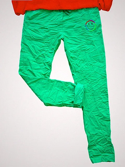 Jogpant Joggpants Jogginghose Hose STICKEREI Gesäßtaschen 36 38 40 42 he grün