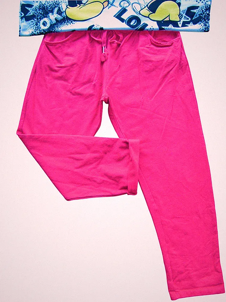 Jogpant Schlupfhose Sweathose Jogginghose Hose TASCHEN 38 40 42 44 pink