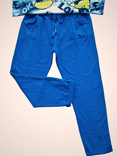 Jogpant Schlupfhose Sweathose Jogginghose Hose TASCHEN 38 40 42 44 royal blau