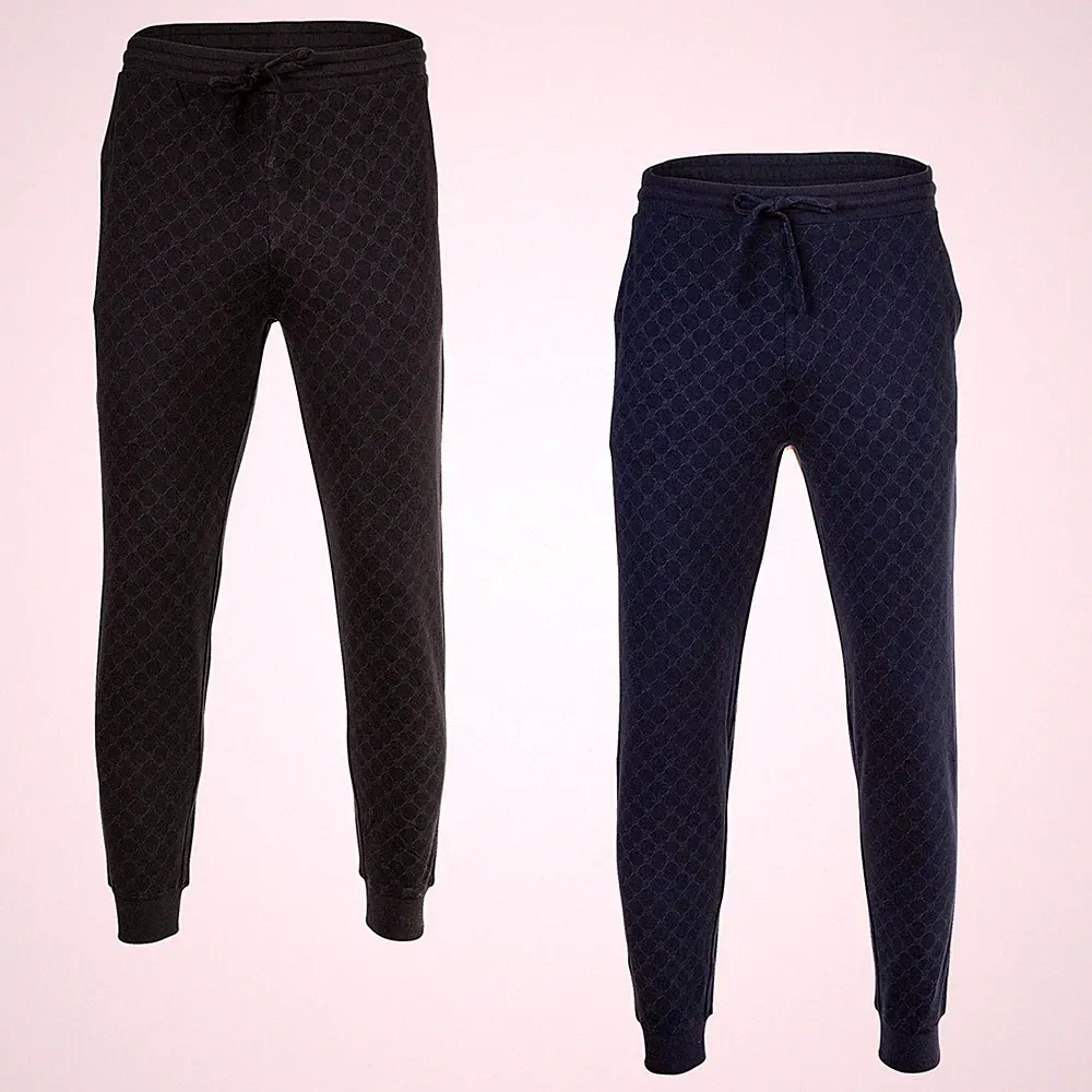 JOOP! Herren Jogginghose mit Allover-Print - Leisure, Jogger Pants, Cotton St...