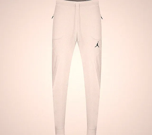 Jordan Dri-FIT Fleece Training Pant - Freizeit Jogging Sport Hose Weiß DQ7890-13