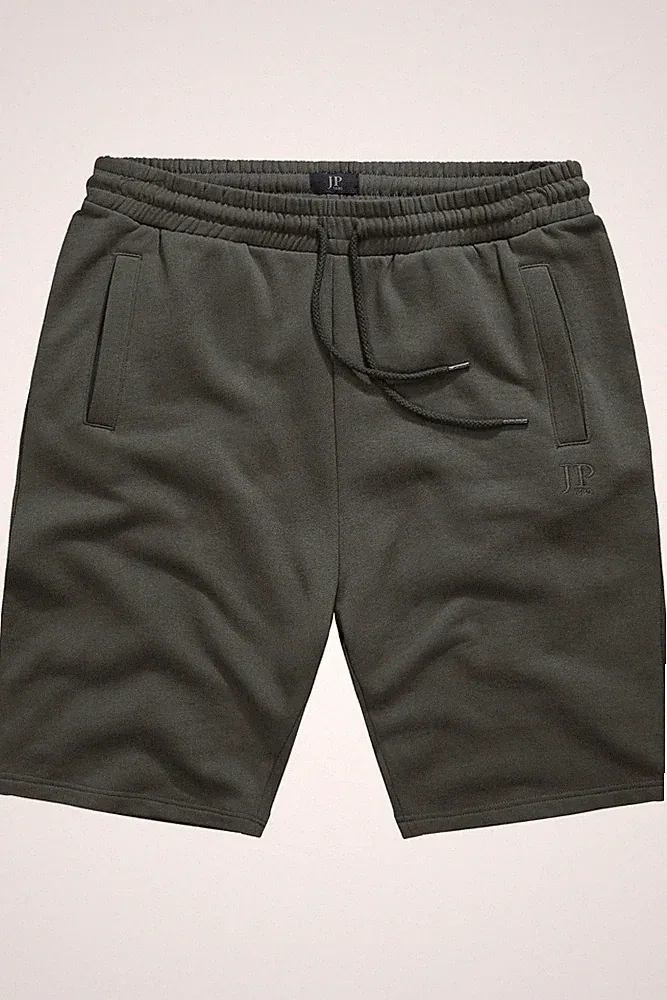 JP 1880 große Größen Bermuda L dunkeloliv Bermuda Basic kurze Jogginghose