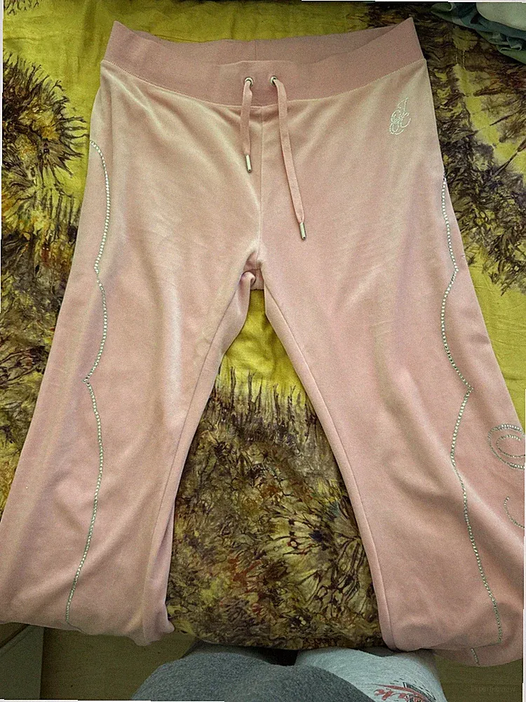 Juicy Couture, Jogginghose, Größe: L, Pink, Elasthan/Polyester, Einfarbig #7uU