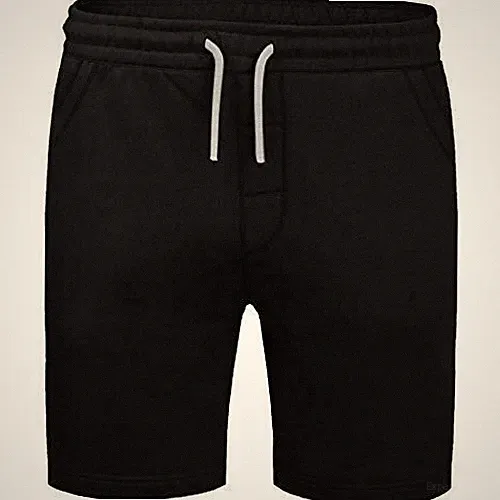 Jungen Fleece kurze GYM Jogginghose mit zwei Seitentaschen.