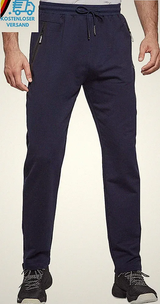 Justsun Jogginghose Herren Trainingshose Sporthose Herren Baumwolle Fitness Mit
